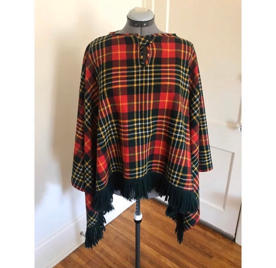Gorgeous 1960s Bobbi Brooks wool poncho