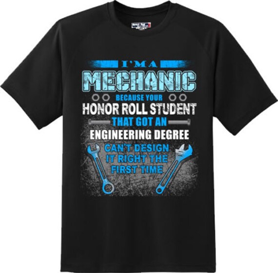 funny mechanic shirts