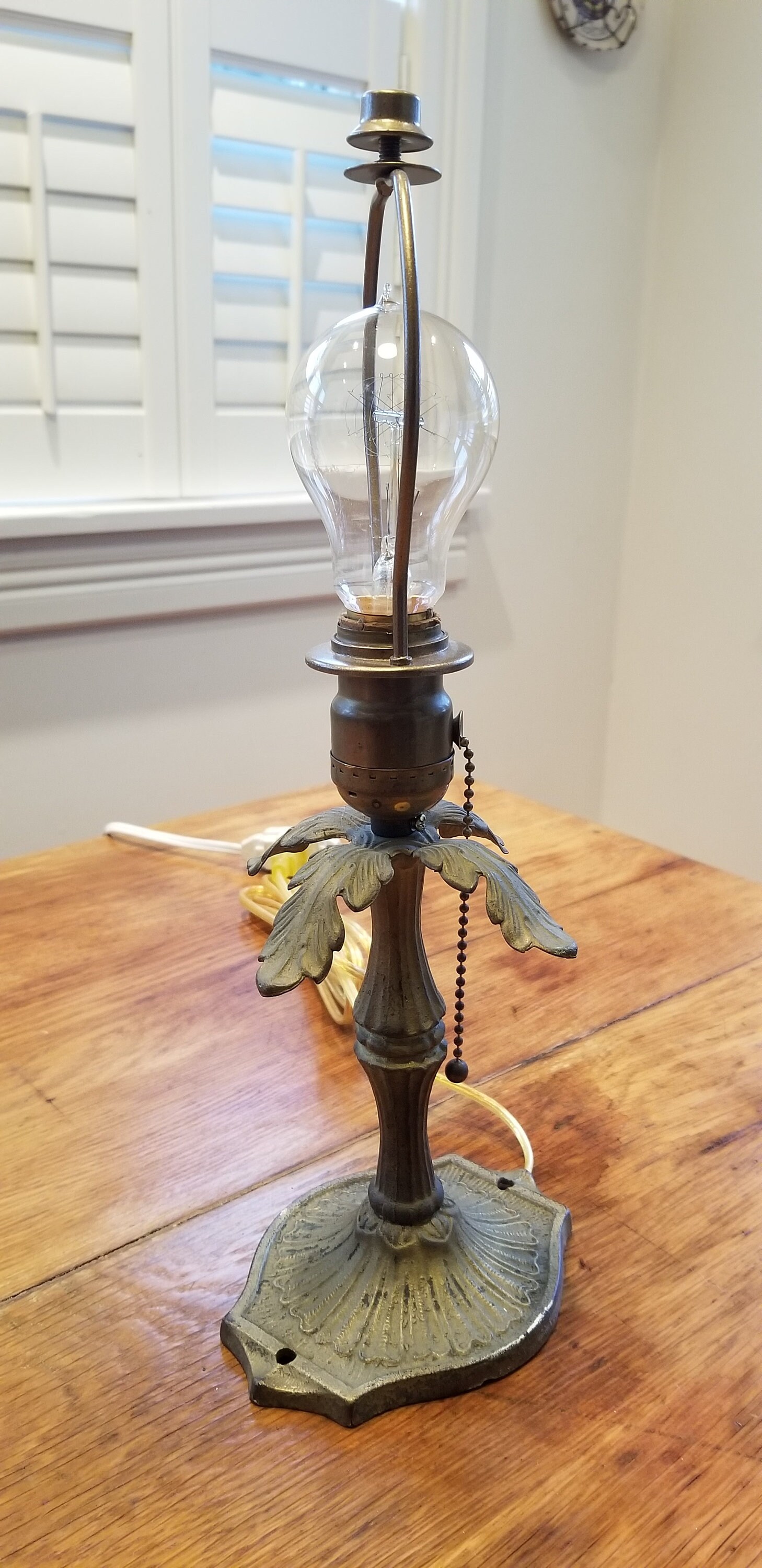 Brass Library Desk Lamp Etsy