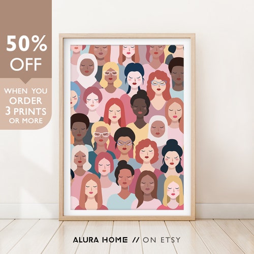 Feminist Printable Wall Art Feminism Art Print Women - Etsy