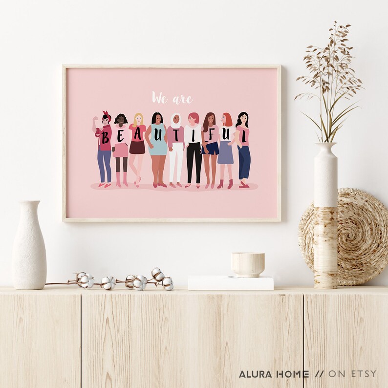 Feminist Print Girl Nursery Wall Art Feminist Wall Art Etsy