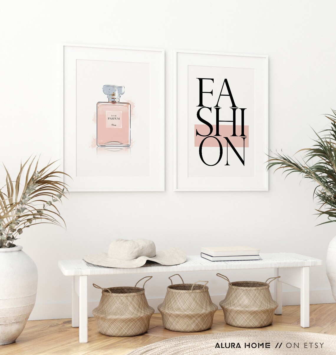 Set Fashion Prints Fashion Wall Art Dressing Room Decor Etsy