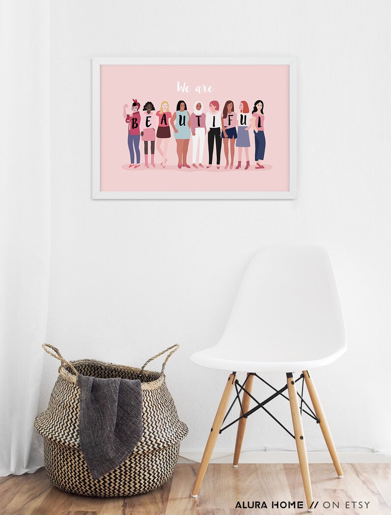 Feminist Poster Feminist Wall Art Feminist Nursery Art Etsy