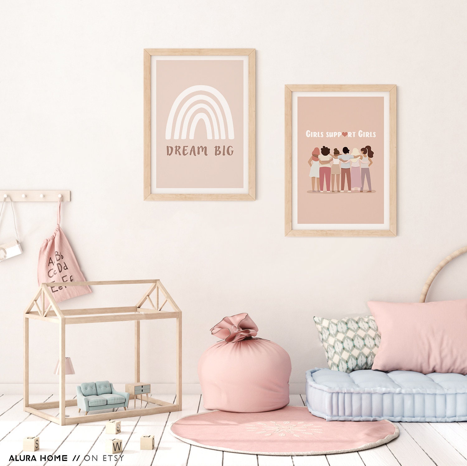 Feminist Nursery Art Feminist Print Feminist Rainbow Print Etsy