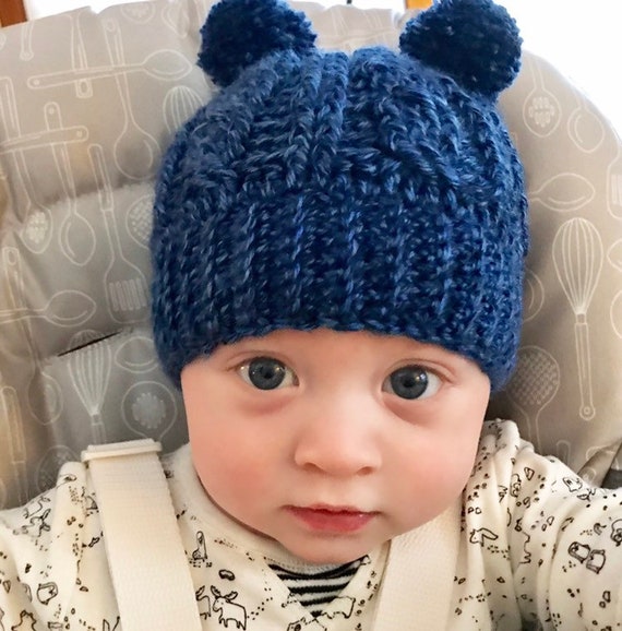 Infant cable 2024 knit hat