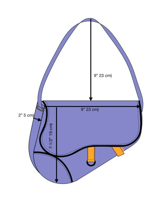 PONY EXPRESS Pattern for an Asymmetric Saddle Bag 