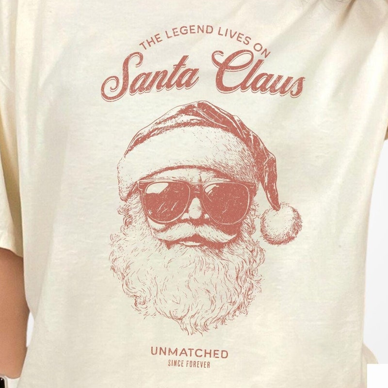 Christmas Santa Bow Graphic Tee