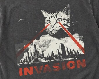 Alien Cat Shirt, Cat Meme Shirt, Funny Cat Graphic Tee, Cat Lover Gift
