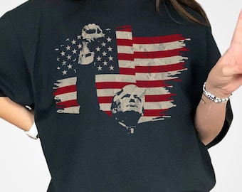 Trump Shirt, American Flag Trump Tee, MAGA Shirt, Donald Trump T-Shirt, Patriotic Political Shirt