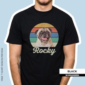 Custom Pet Shirt, Custom Dog Shirt, Cat Dad Dog Mom Shirt, Custom Pet Owner Shirt, Personalized Dog & Cat Lover Shirt - Retro Pet Lover Gift