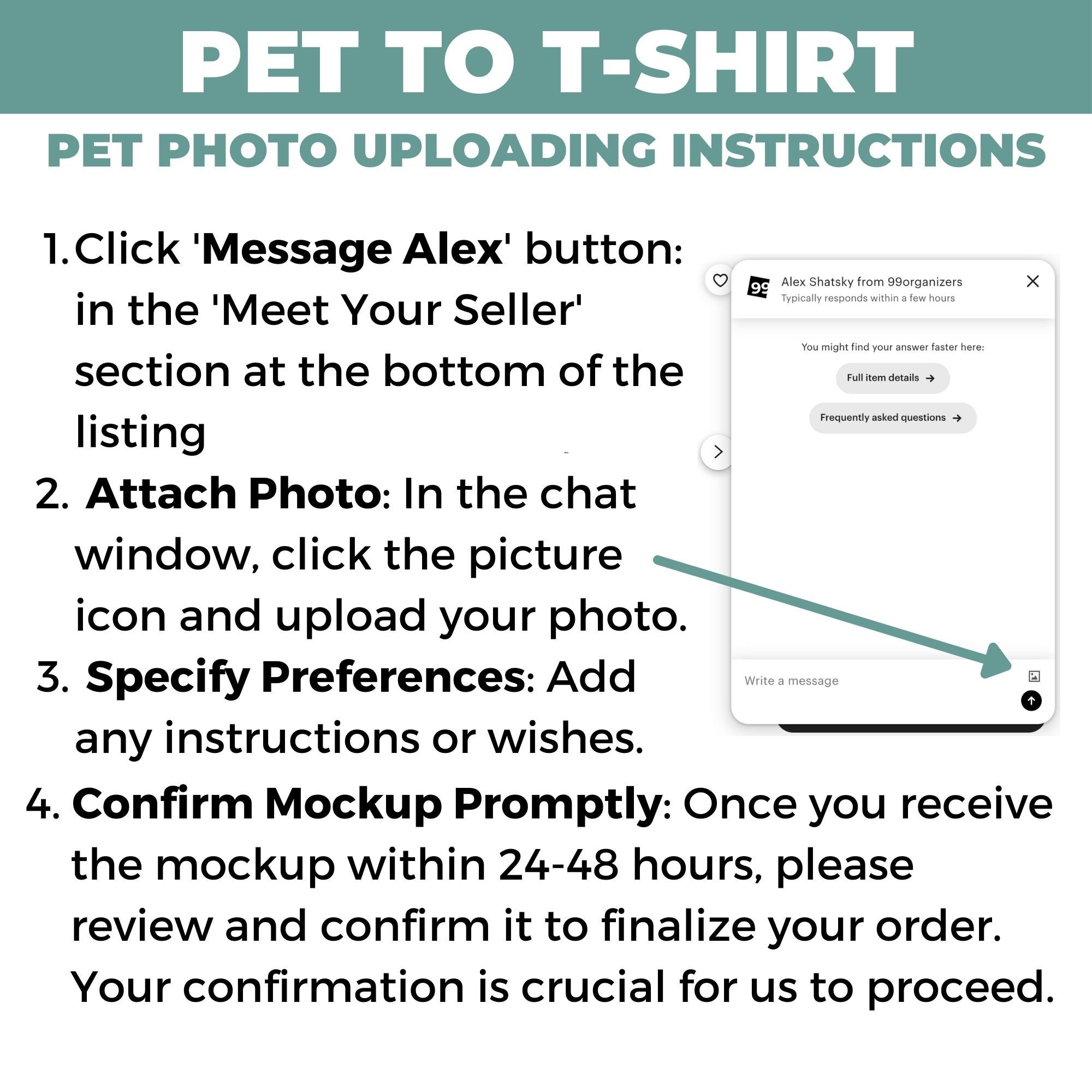 Custom Pet Shirt, Pet Photo Shirt, Personalized Pet T-shirt