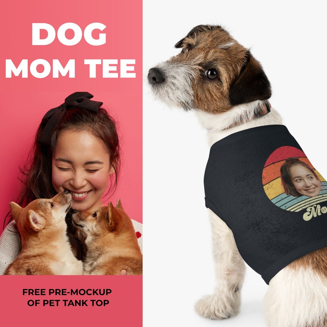 Neon Floral Elks Pet Tank Top