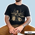 Octopus Drummer Shirt, Rock n Roll Band Tee for Musicians, Rock Band Shirt, Funny Animal Shirt, Octopus Playing Drums, Drummer Gifts for Him product logo