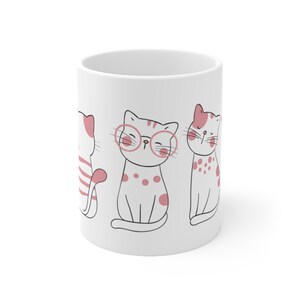 Meow Mug, Cat Mug, Cute Cat Mug, Funny Cat Mug, Cats Mug 11oz or 15oz ...