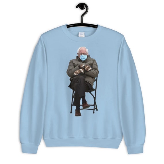 Bernie Sanders Sweatshirt, Bernie Sanders' Mittens Meme Sweatshirt - Etsy  Canada