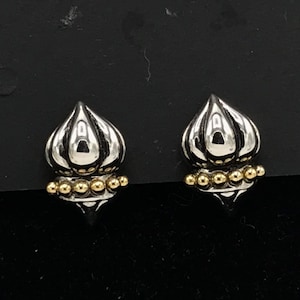 Vintage silver and gol tone by Park Lane earring, clip on