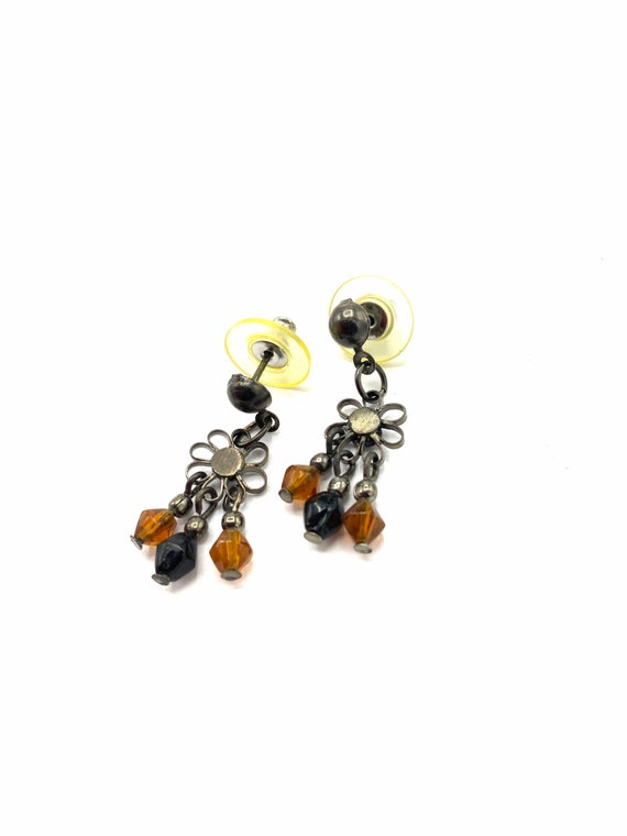 Gorgeous collectible small black and brown beads … - image 5