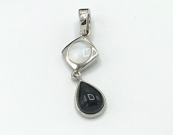 White , silver and black  pendant by Lia Sophia - image 10