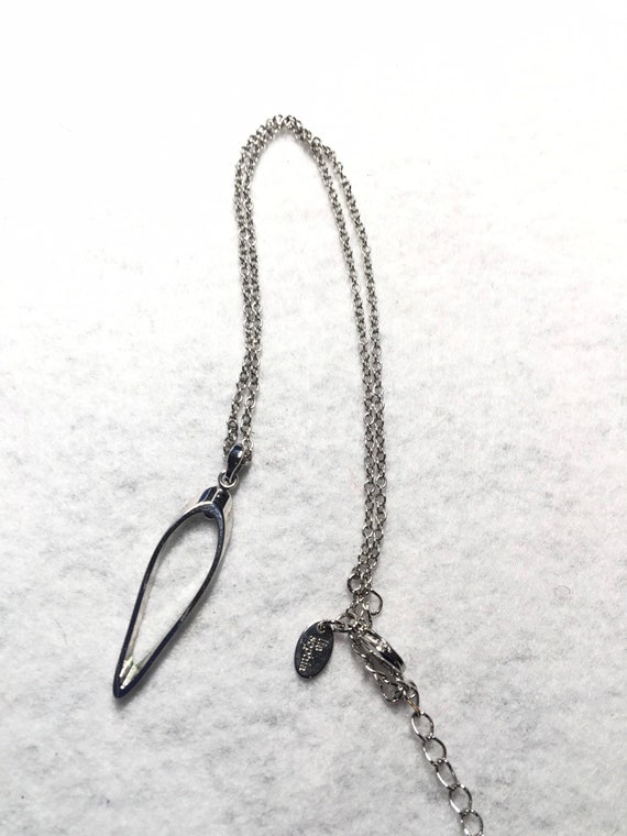 Lia Sophia Silver Necklace - Etsy