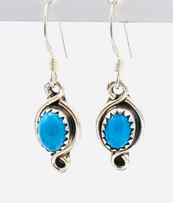 Vintage Turquoise and Sterling Silver, 925 - image 2