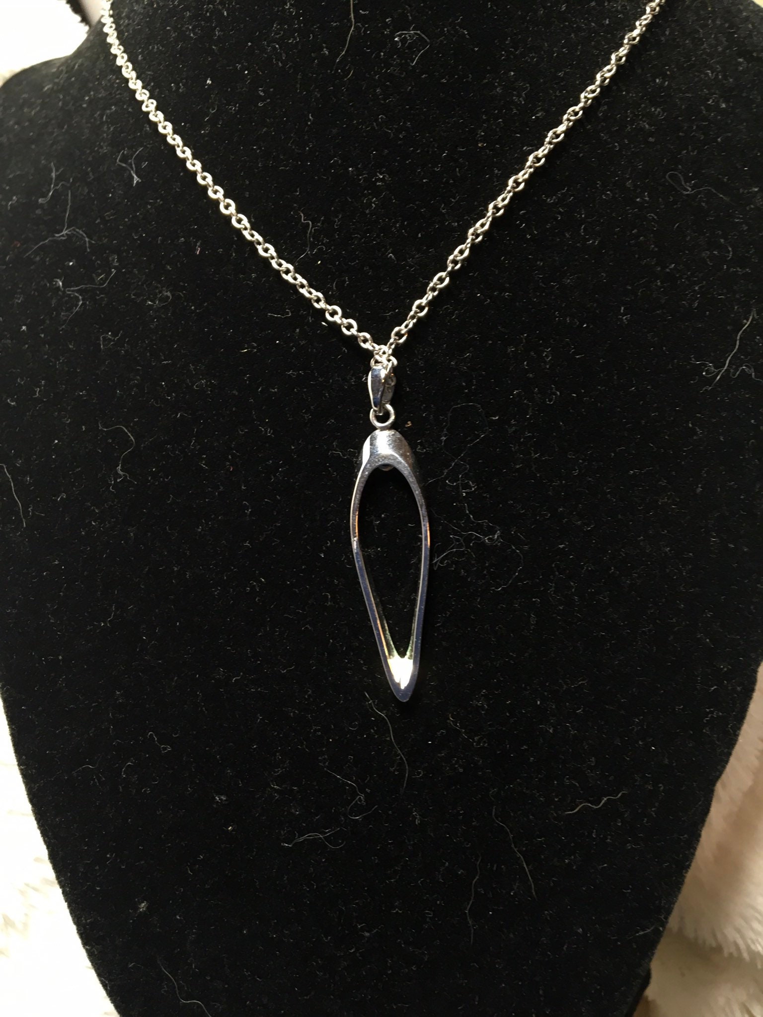 Lia Sophia Silver Necklace - Etsy