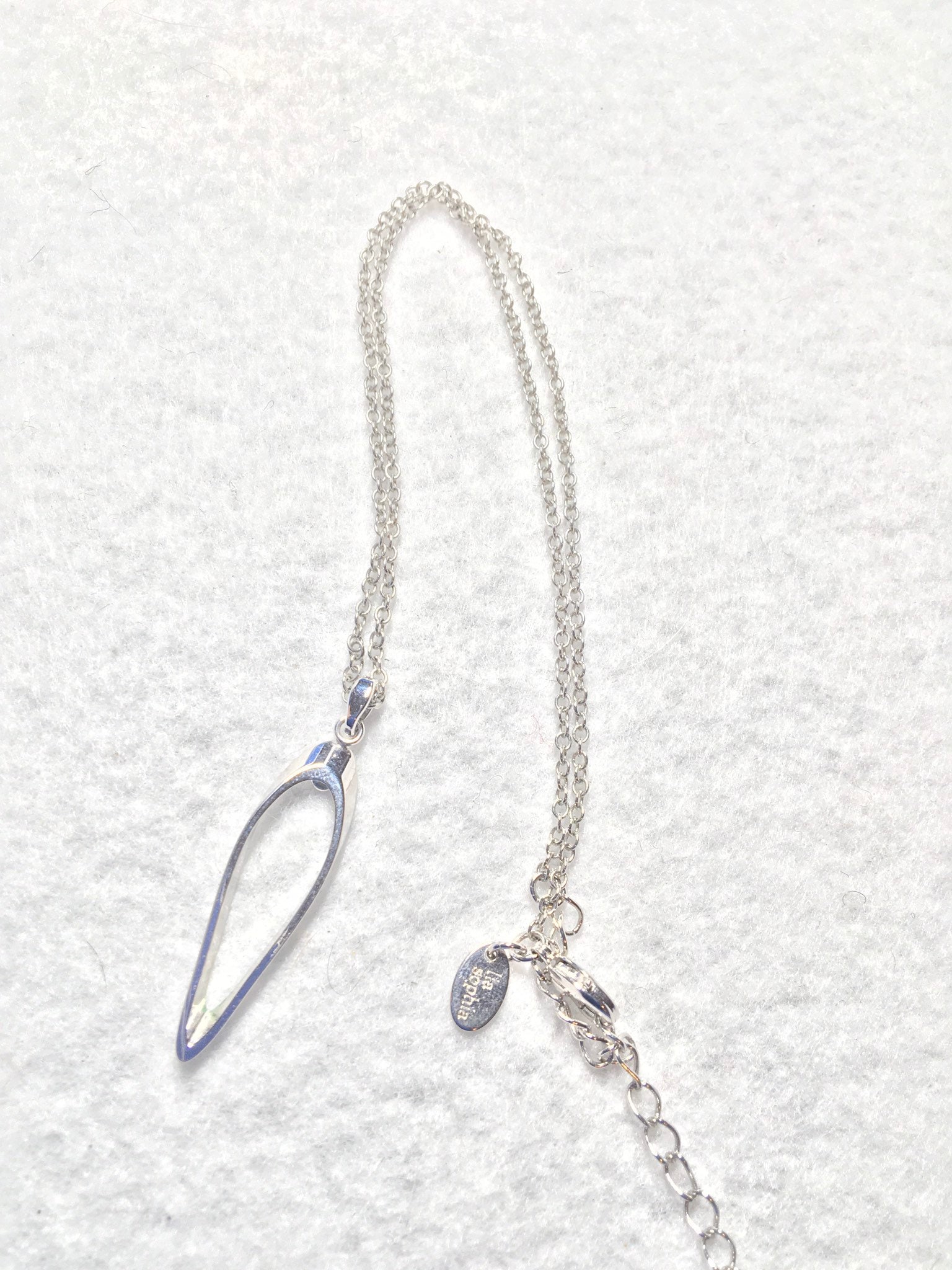 Lia Sophia Silver Necklace - Etsy