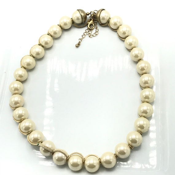 White pearl necklace by Lia Sophia - image 2