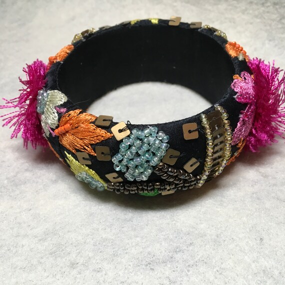 Bracelet by Santi, handmade, Embroidery stitching - image 6