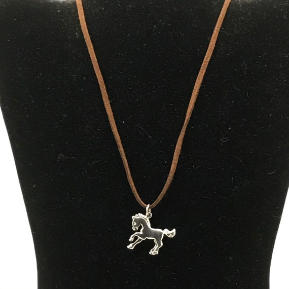 Silver Tone Horse Necklace by Lia Sophia, Signed. - Etsy