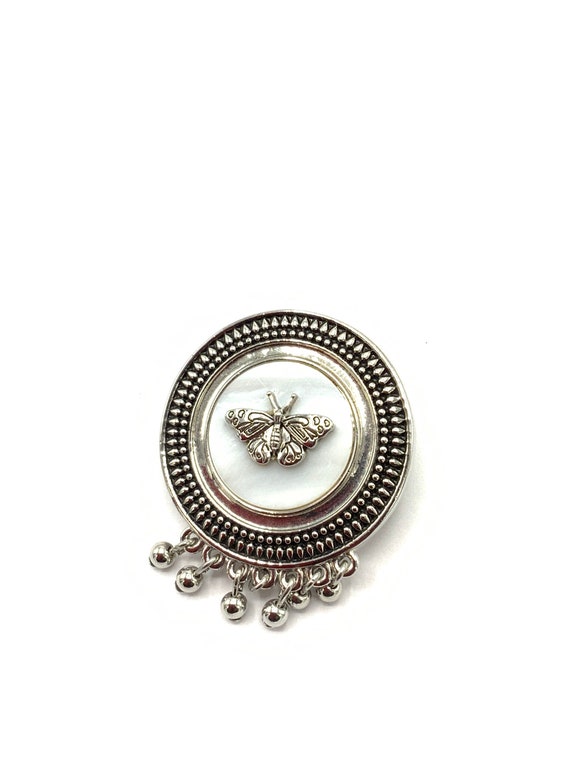 Gorgeous collectible round brooch and pendant by … - image 5