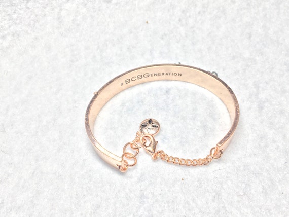 Copper cuff bracelet, signed BCBGeneration "BLESS… - image 5