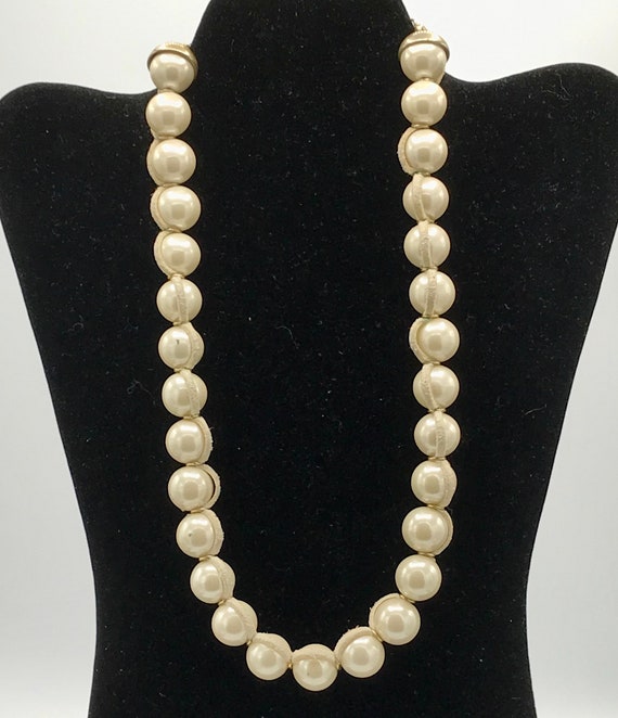 White pearl necklace by Lia Sophia - image 3