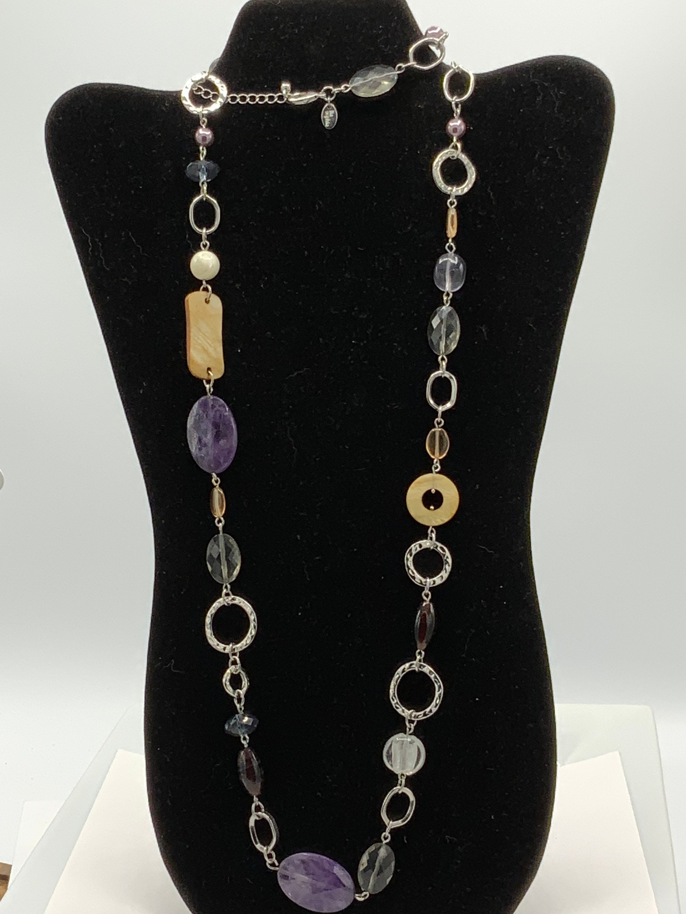 Collier ZAD Délicat Multicolore Perles – Chaîne Fine Et Légère