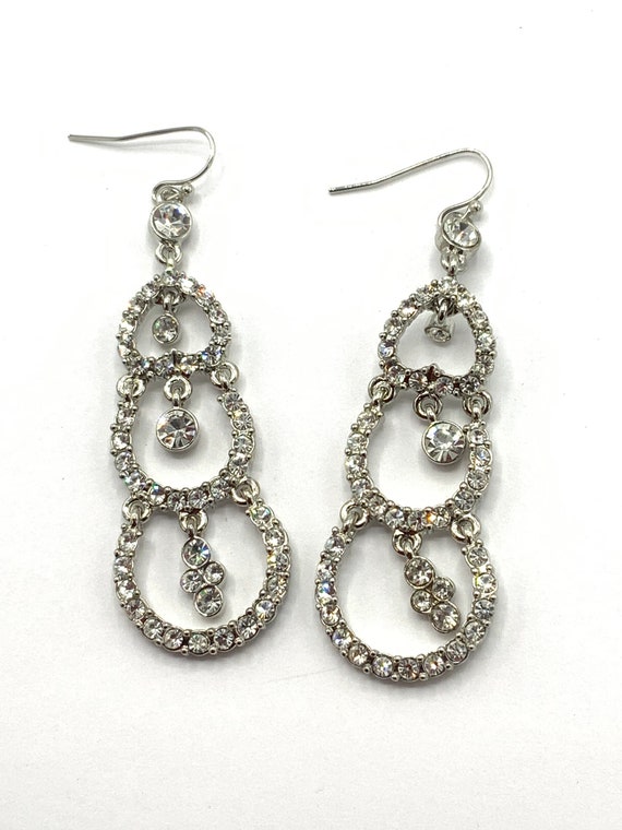 Gorgeous collectible rhinestone earrings by Lia So