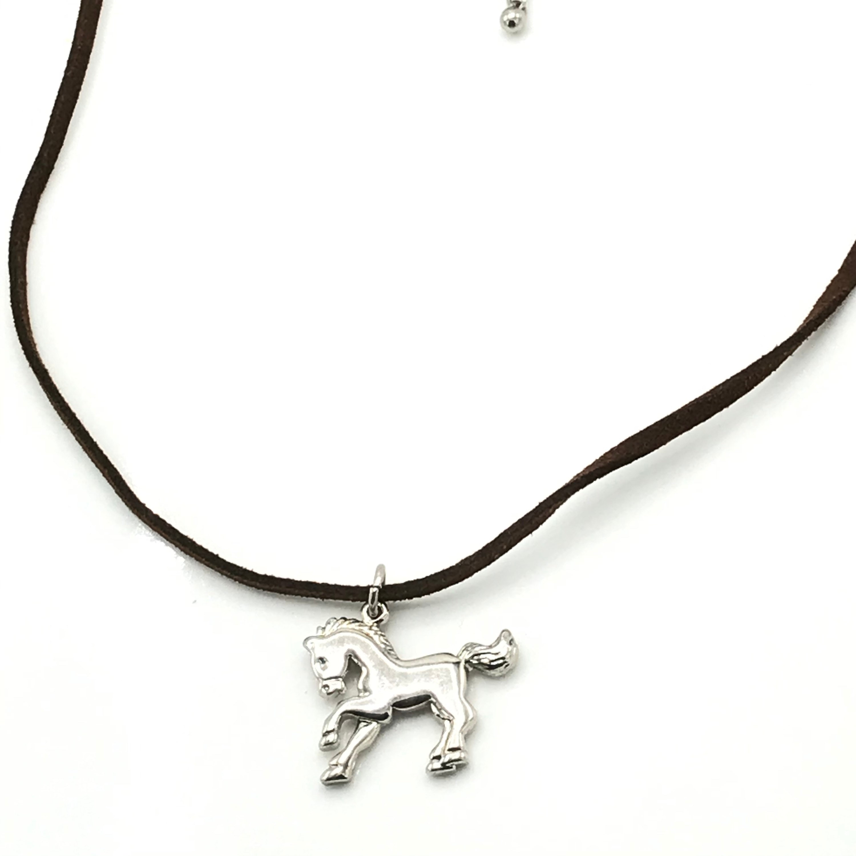 Silver Tone Horse Necklace by Lia Sophia, Signed. - Etsy