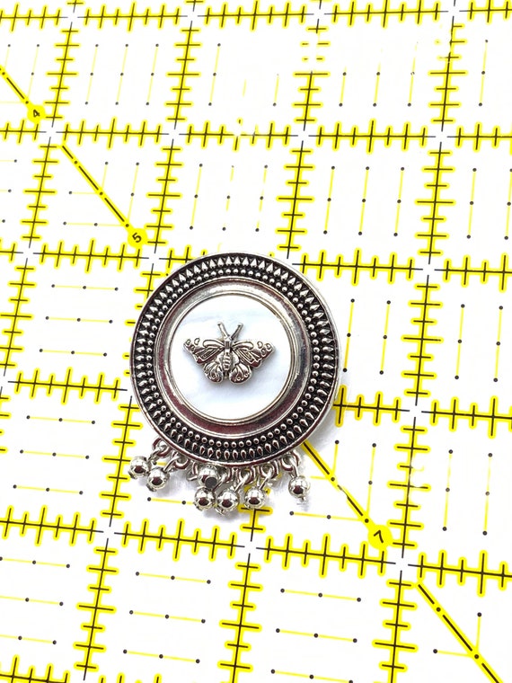 Gorgeous collectible round brooch and pendant by … - image 2