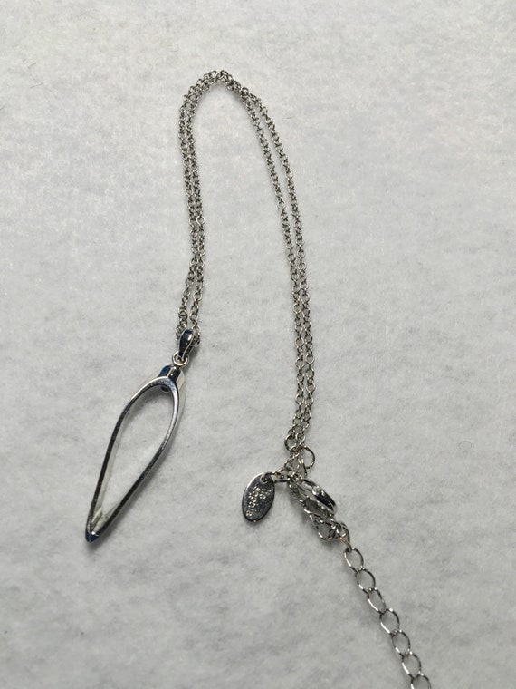 Lia Sophia Silver Necklace - Etsy