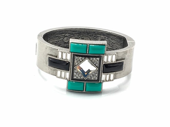 Nickel green and black tone bracelet by Lia Sophi… - image 1