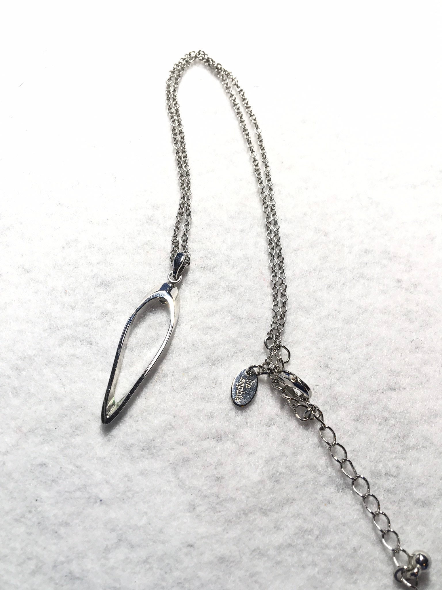 Lia Sophia Silver Necklace - Etsy