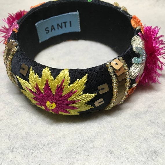 Bracelet by Santi, handmade, Embroidery stitching - image 8