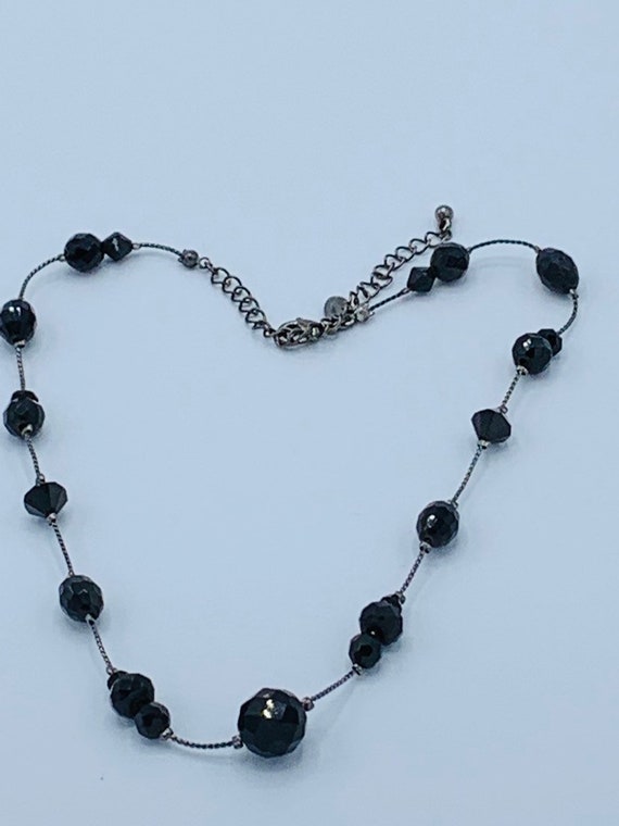 Lia Sophia black tone necklace - image 2
