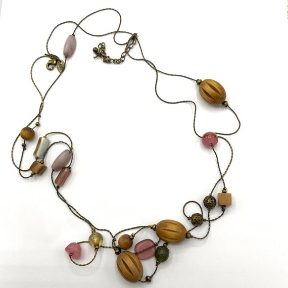 Gorgeous collectible and vintage beads necklace b… - image 3