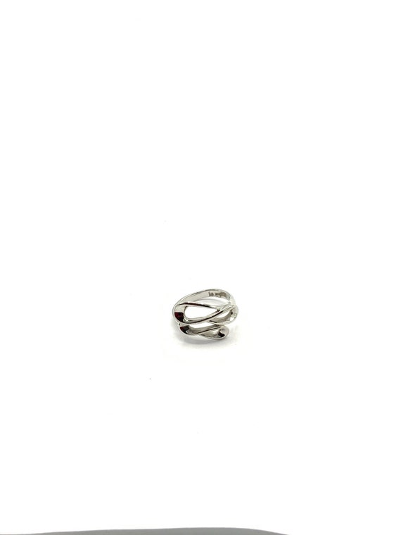 Gorgeous collectible silver tone ring by Lia Soph… - image 3