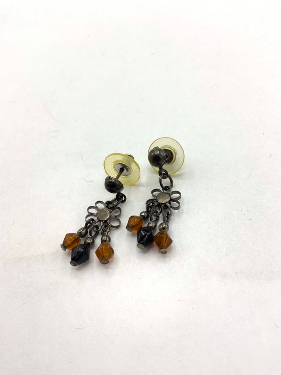 Gorgeous collectible small black and brown beads … - image 3