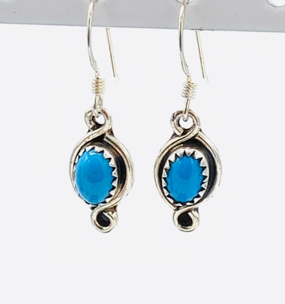 Vintage Turquoise and Sterling Silver, 925 - image 7
