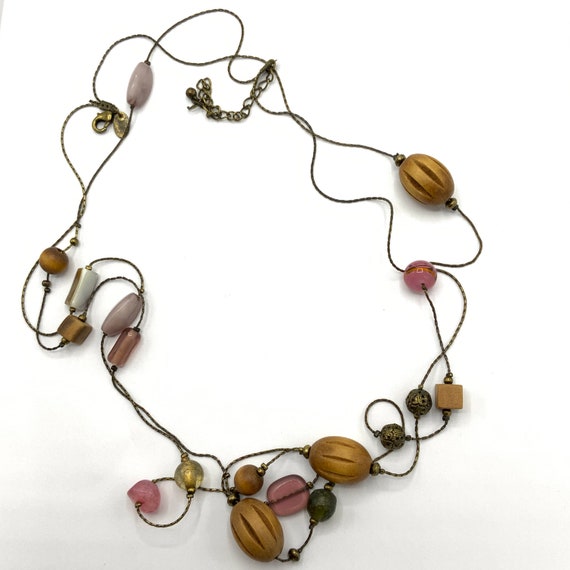 Gorgeous collectible and vintage beads necklace b… - image 5