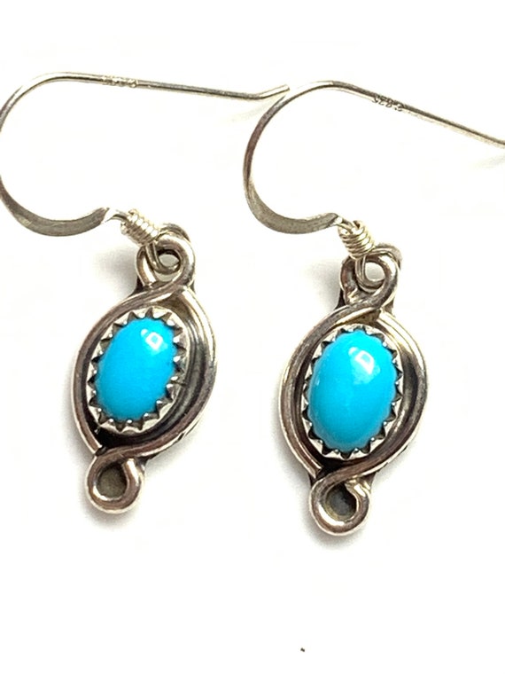 Vintage Turquoise and Sterling Silver, 925 - image 8