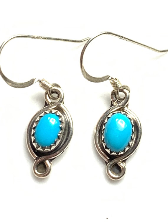 Vintage Turquoise and Sterling Silver, 925 - image 1