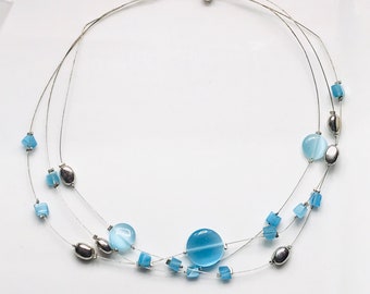 Collier De Perles Lia Sophia - Brunies, Dorées Et Roses, Longueur Réglable 19-22 Pouces, Occasion