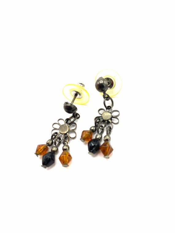 Gorgeous collectible small black and brown beads … - image 1